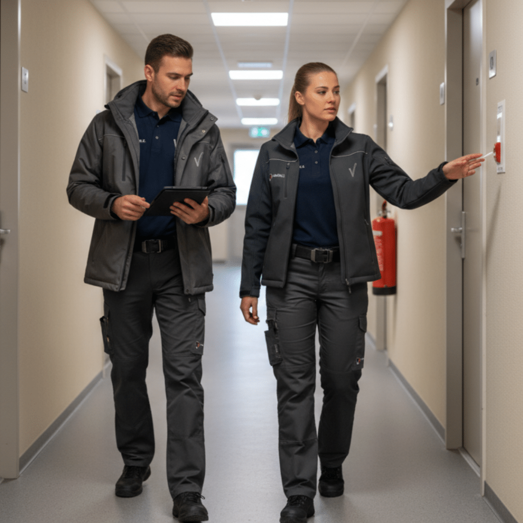 Beveiliging personeelshuisvesting door de surveillanten van Aspira Security.